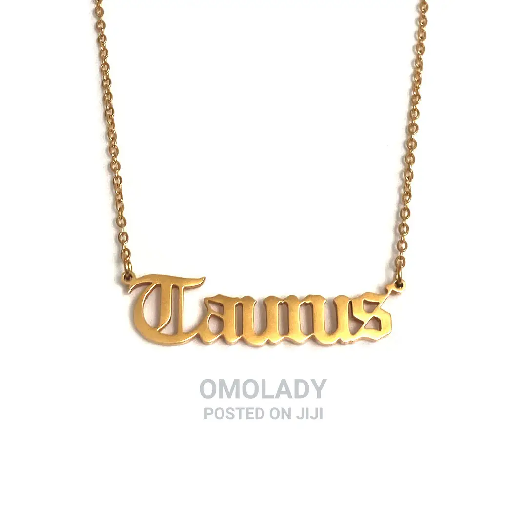 Zodiac Sign Gold Necklace - Taurus