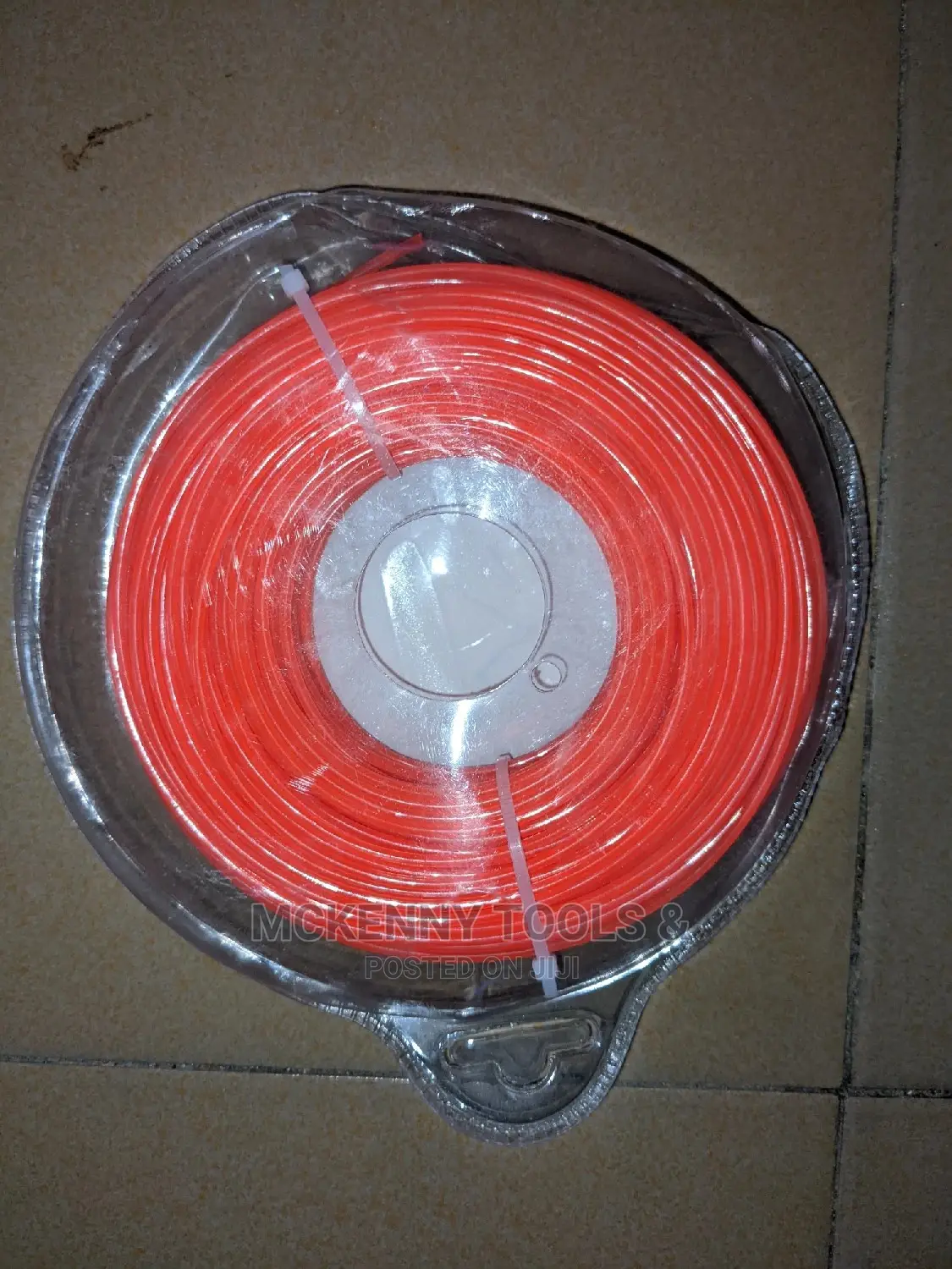 90M X 2.4MM Brushcutter Cord Wire - Round Orange Trimmer N