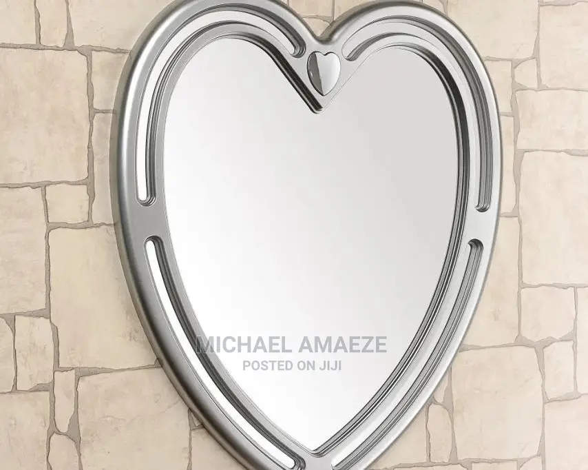 Heart Plastic Mirror