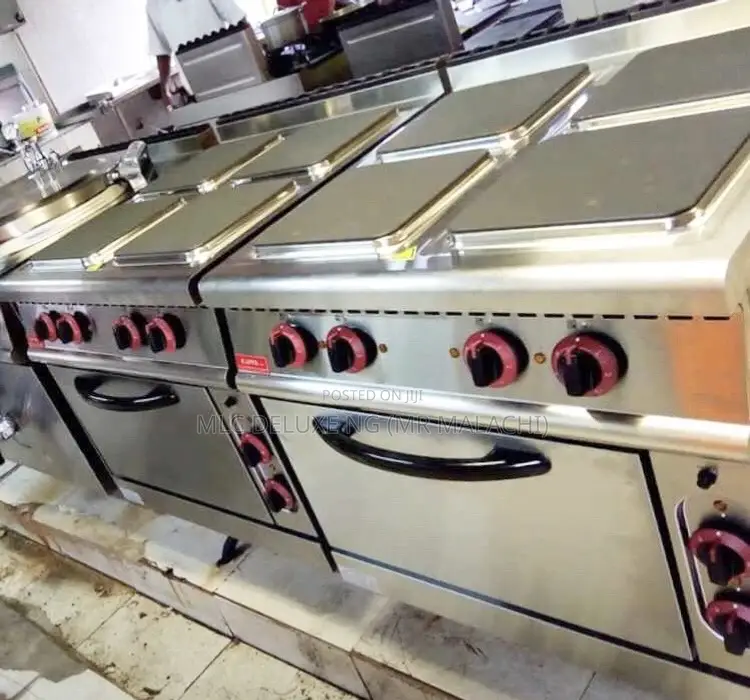 4 Plates Electric Cooker With Oven/High Pressure 380V Cooker