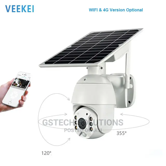 360 Degree Wireless 4g Ip Ptz Camera Outdoor Ptz Solar