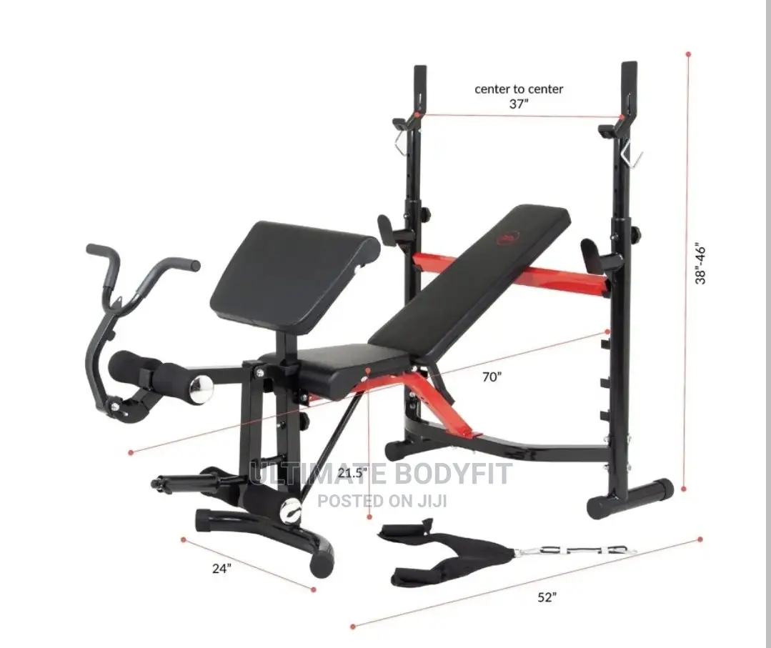 Brand New Semi Commercial Weight Bench With Curl Pad