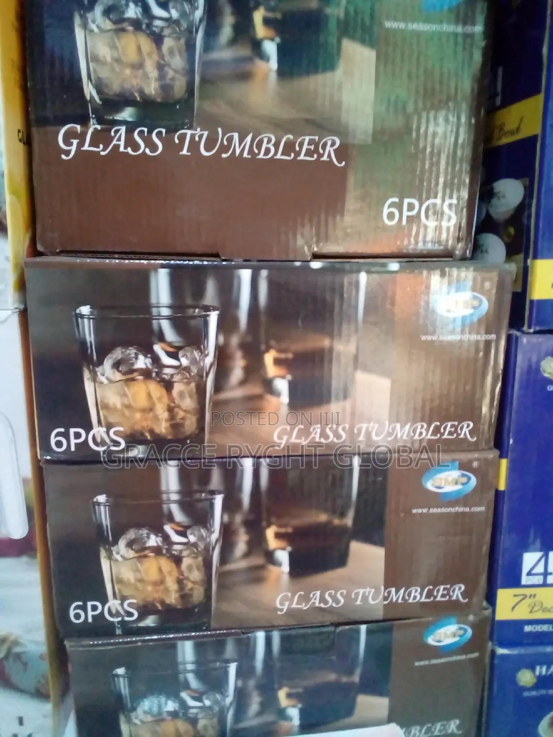Square Shaped Whiskey Glass