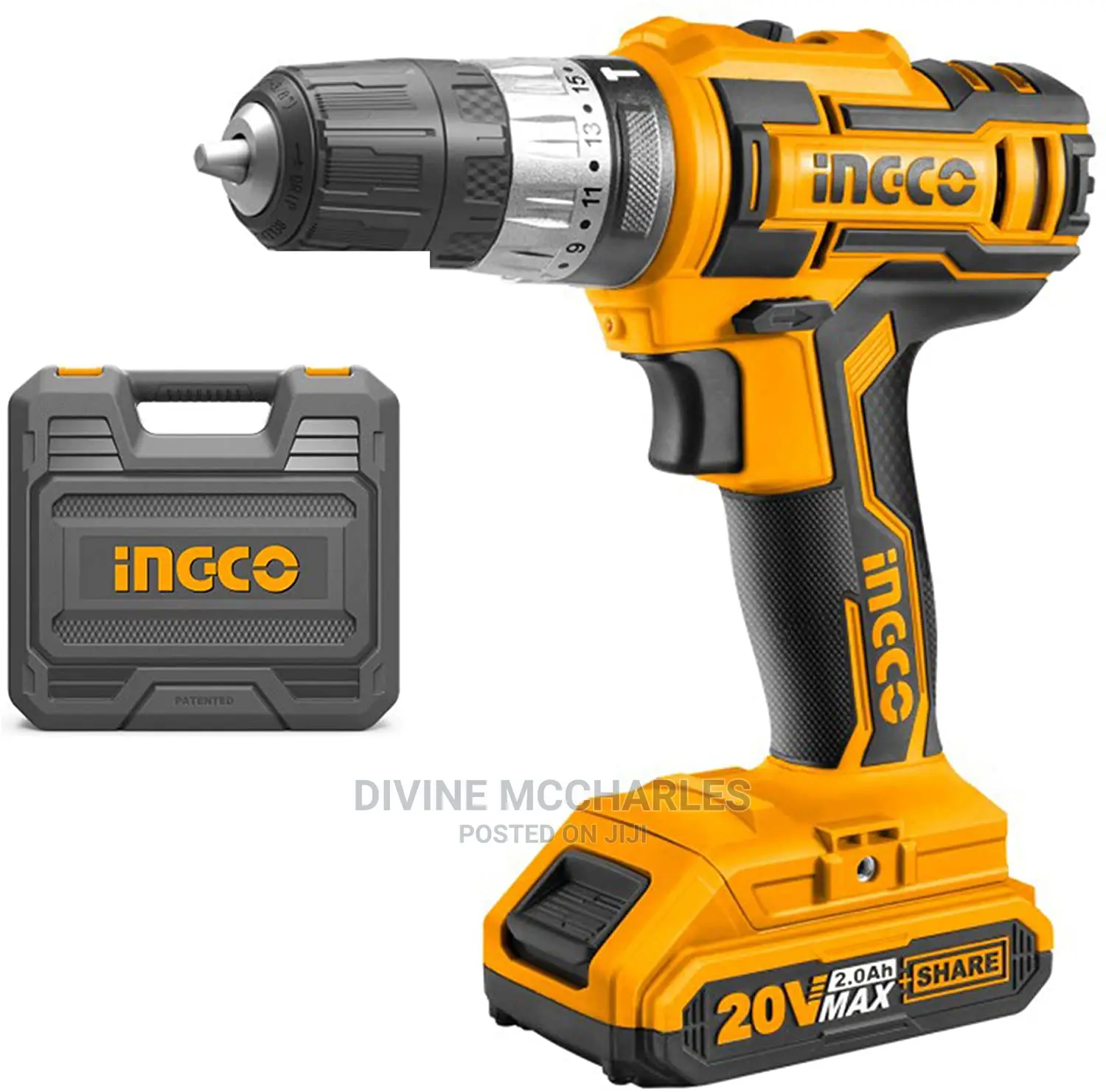 20v Littium Lon Impact Battery Drill Machine
