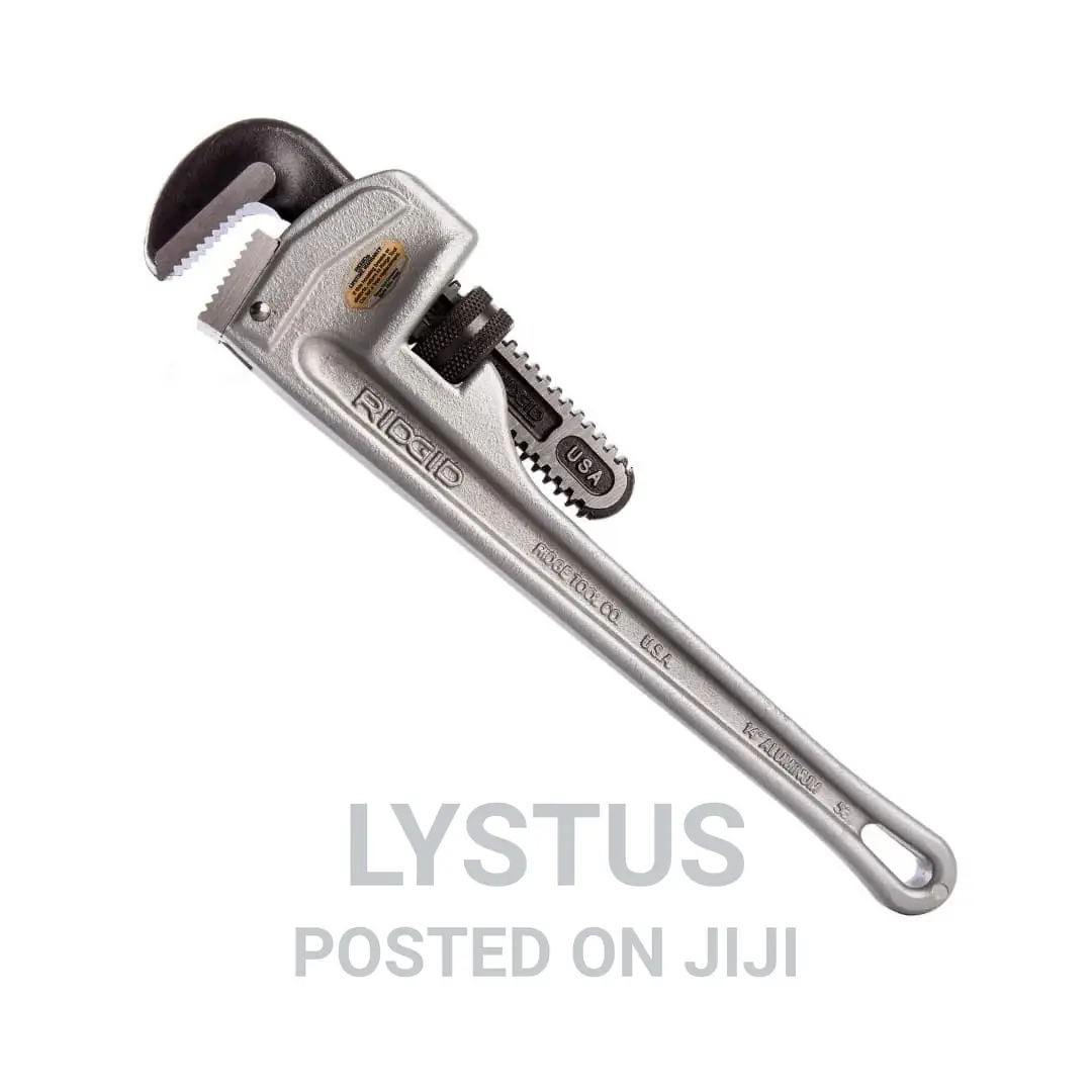 18" Ridgid 31100 Model 818 Aluminum Straight Pipe Wrench