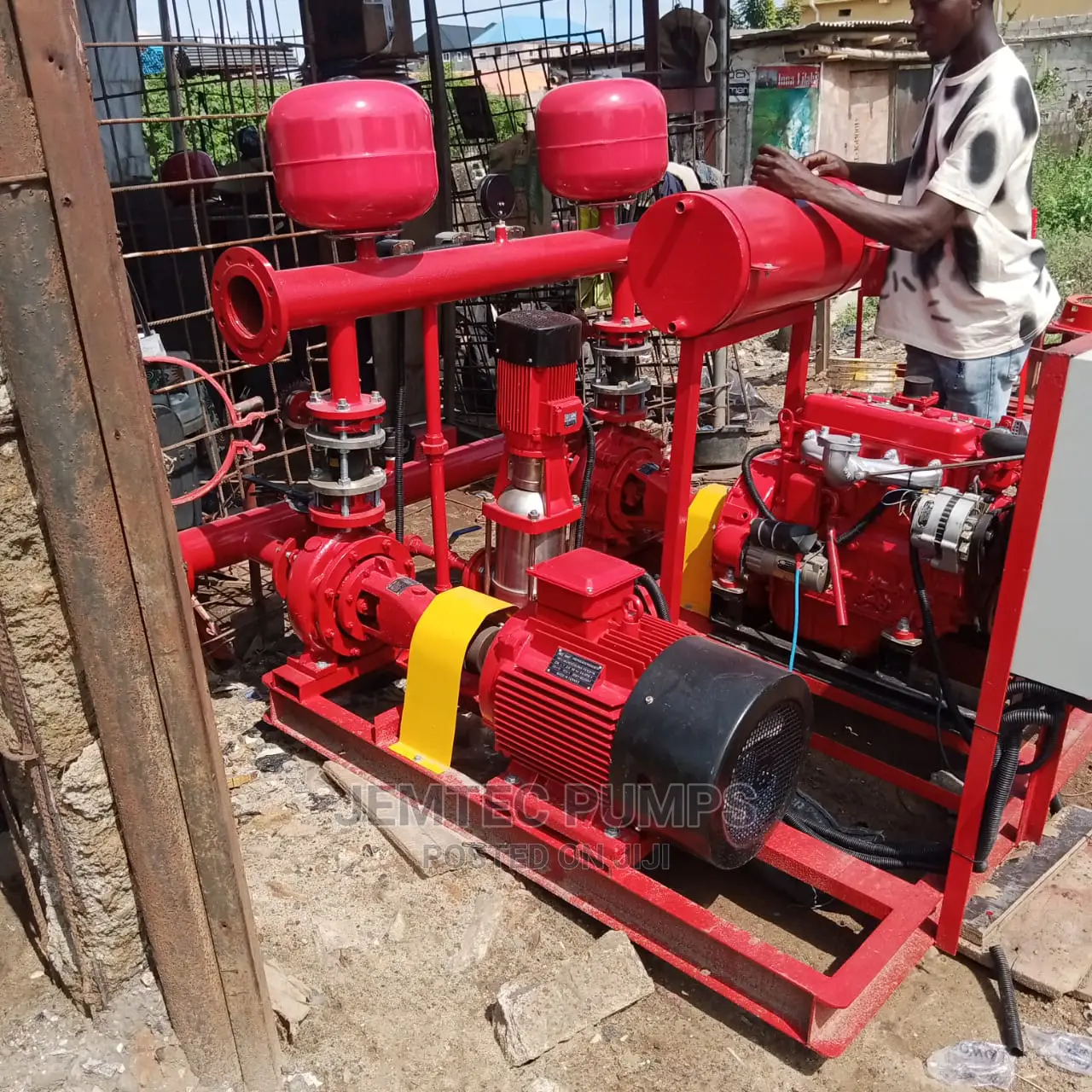Mas Daf Fire Hydrant Pump