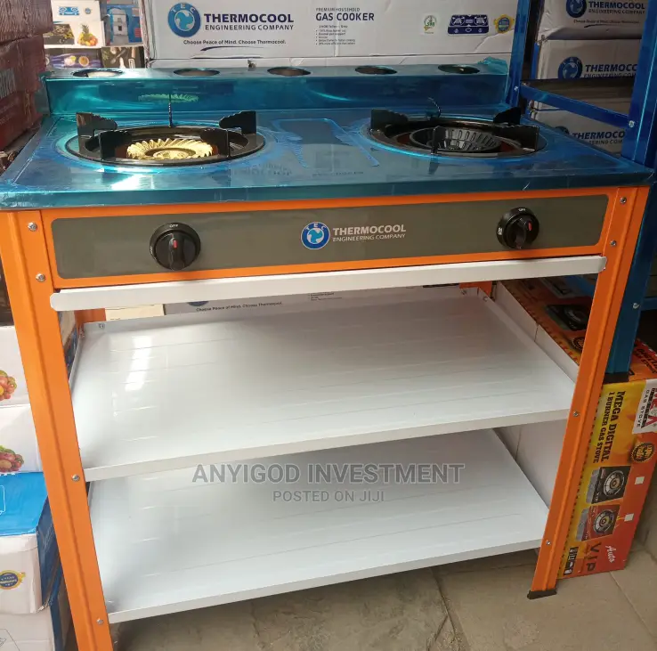 Thermocool Double Burner Standing Gas Cooker
