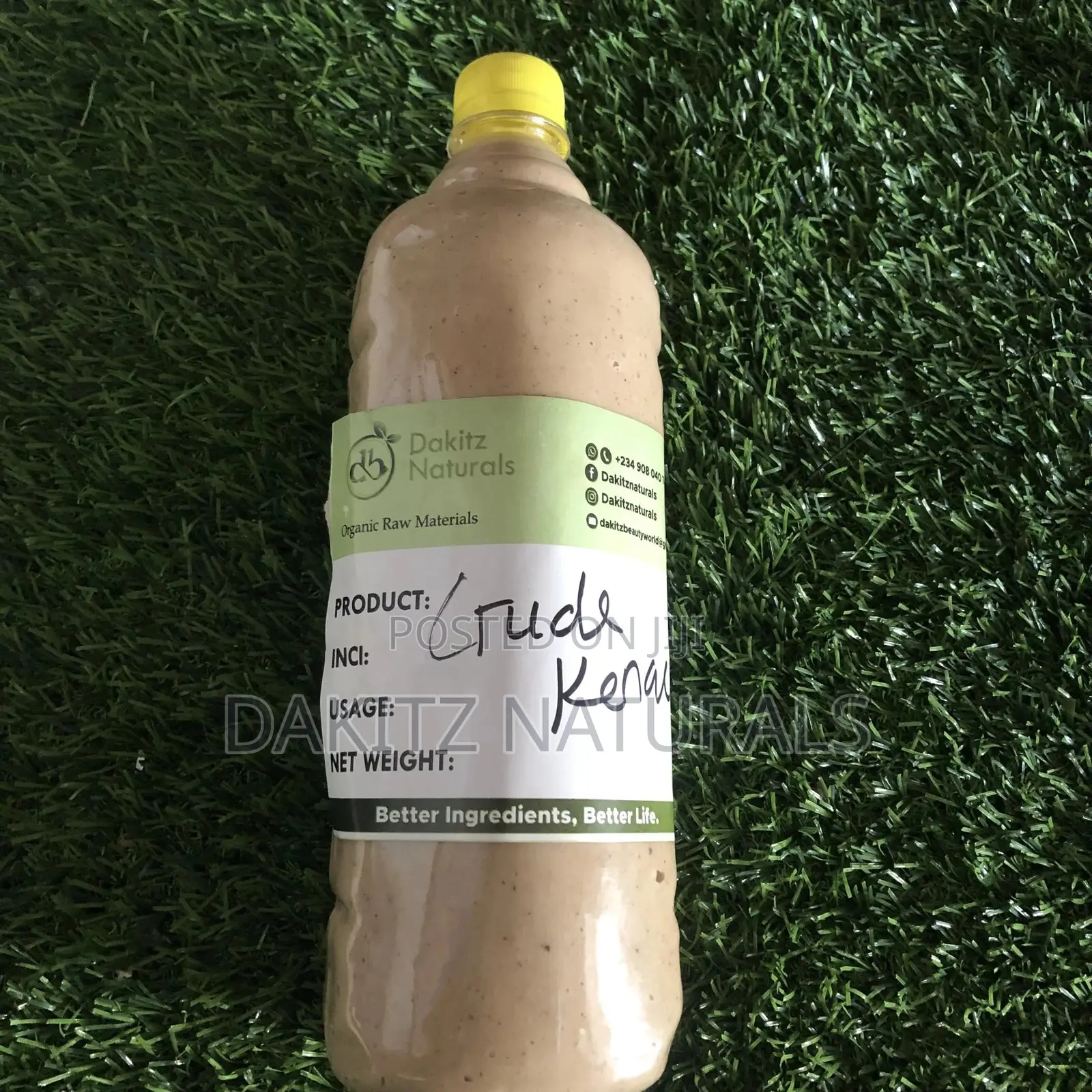 Crude Kenacol 1liter Anti Green Veins and Stretch Mark Oil