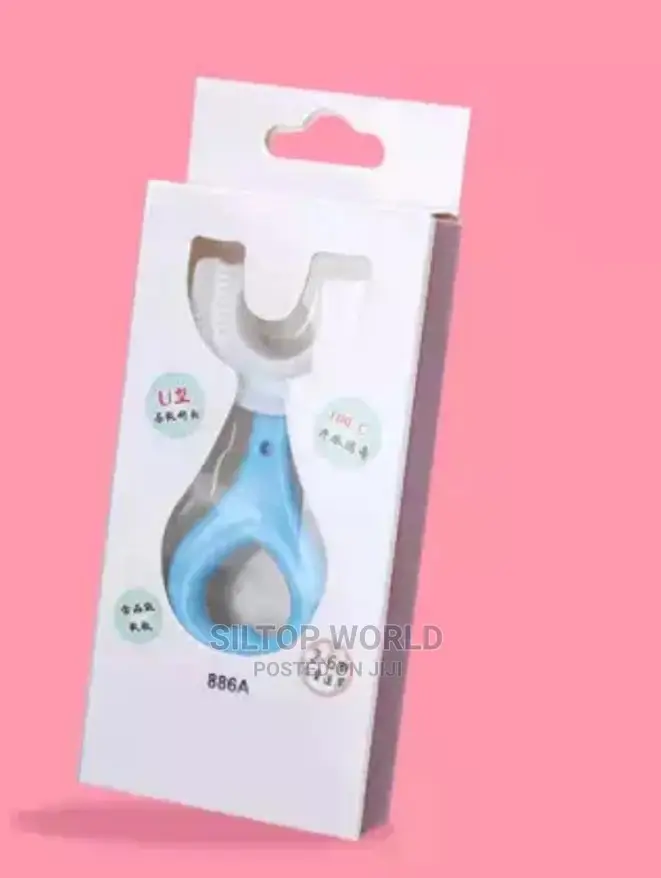 U Shape Silicon Kids Toothbrush