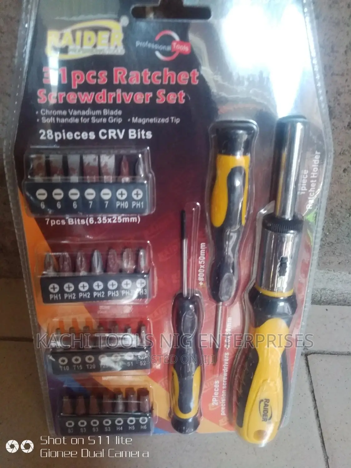 31pes Rachet Screwdriver Set