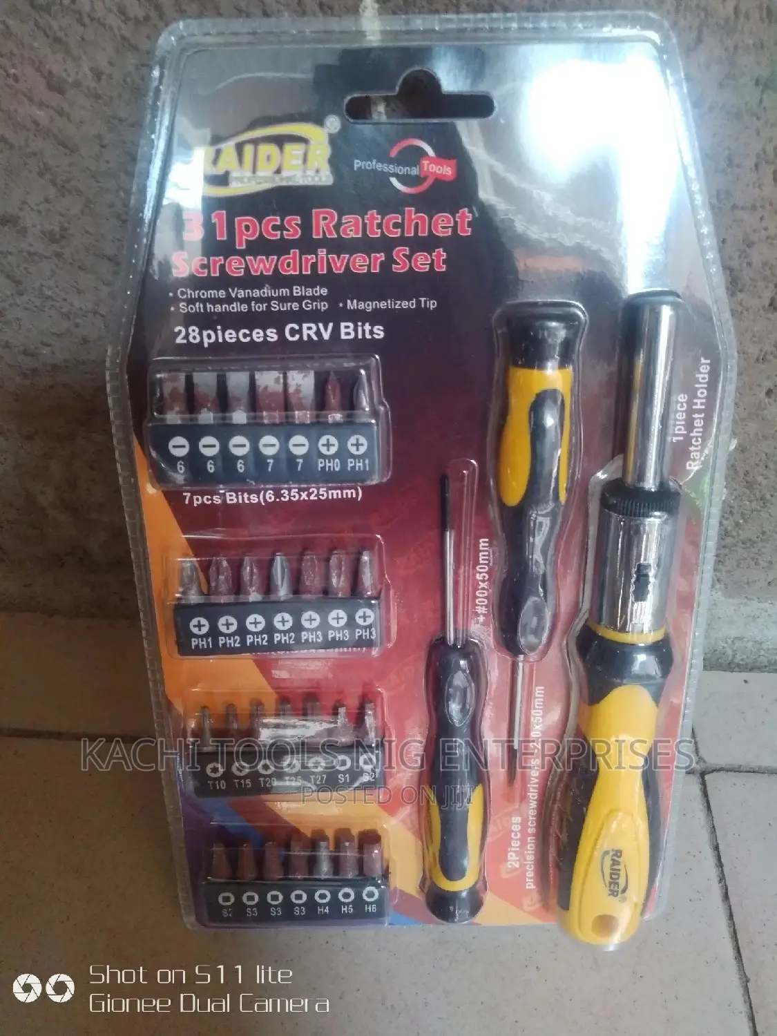 31pes Rachet Screwdriver Set