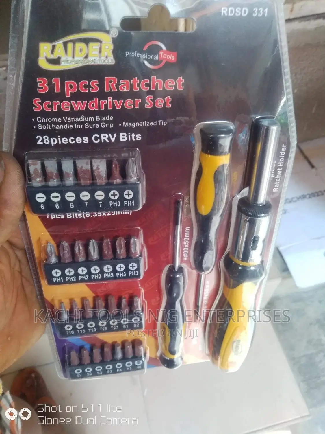 31pes Rachet Screwdriver Set