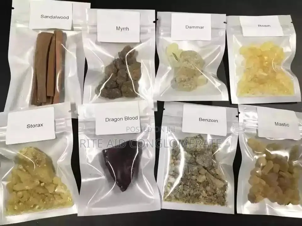Sandalwood,Dragon Blood Herbs ,Mastic , Frankincense