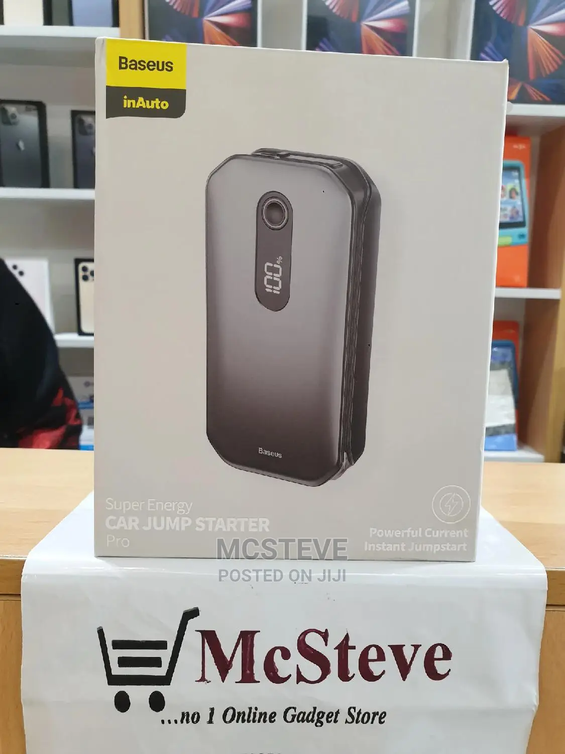 Baseus Car Jump Start Pro With 12000mah Powerbank