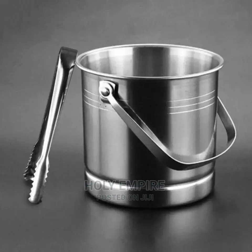 1l Bar Ice Bucket Stainless Steel Champagne Bucket Wine