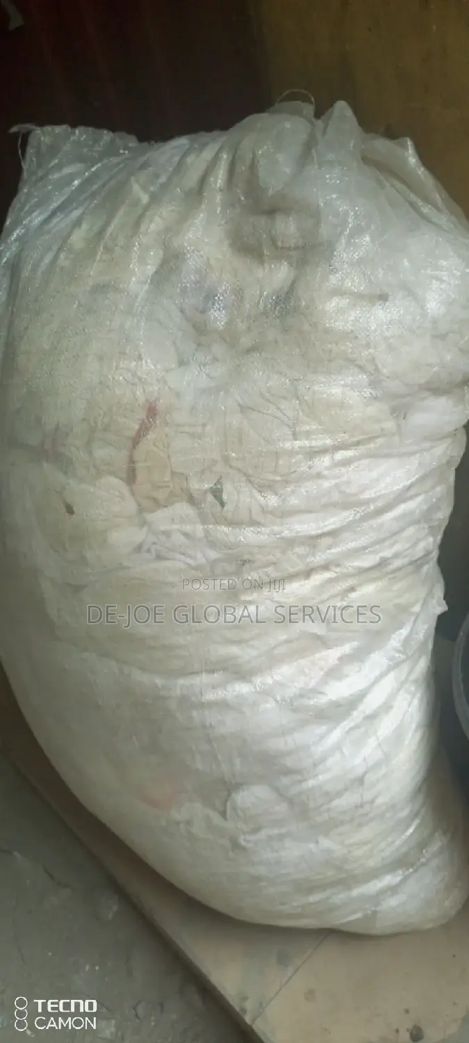 50kg Industrial Cotton Rag White