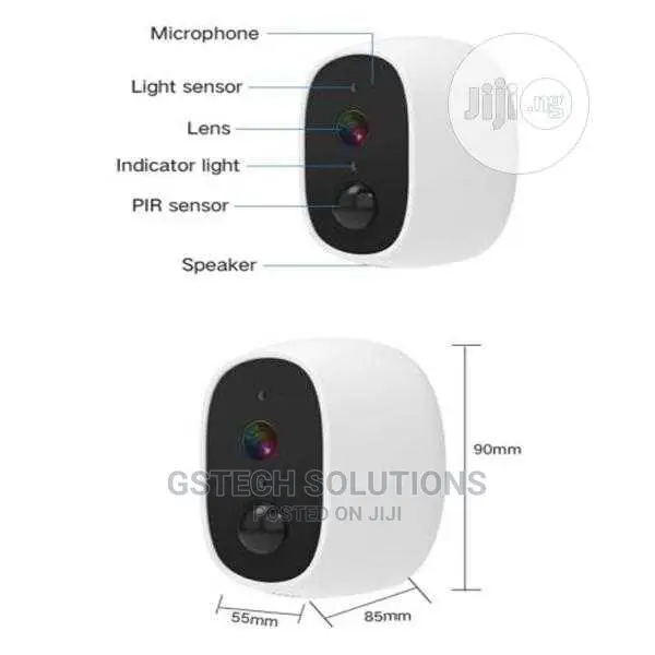 Wifi Camera With Rechargeable Batteries for Indoor Outdoor