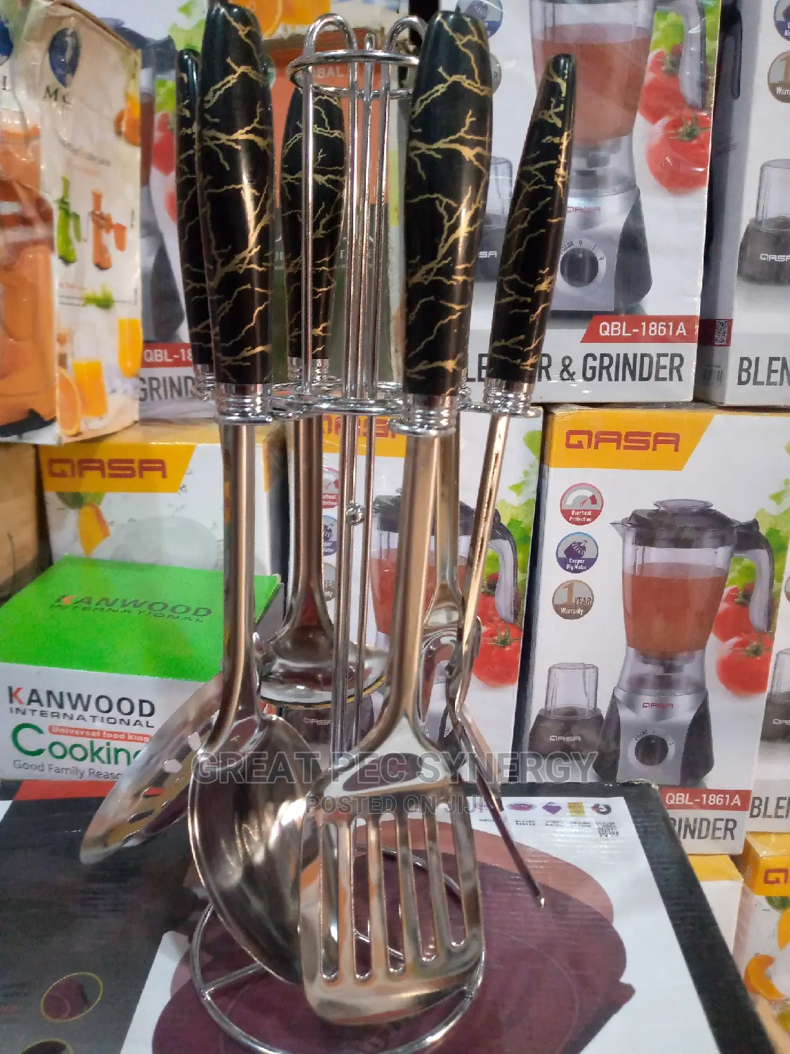 6 Pieces Cooking Spoon Set