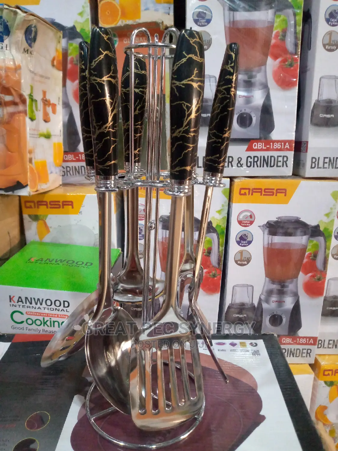6 Pieces Cooking Spoon Set