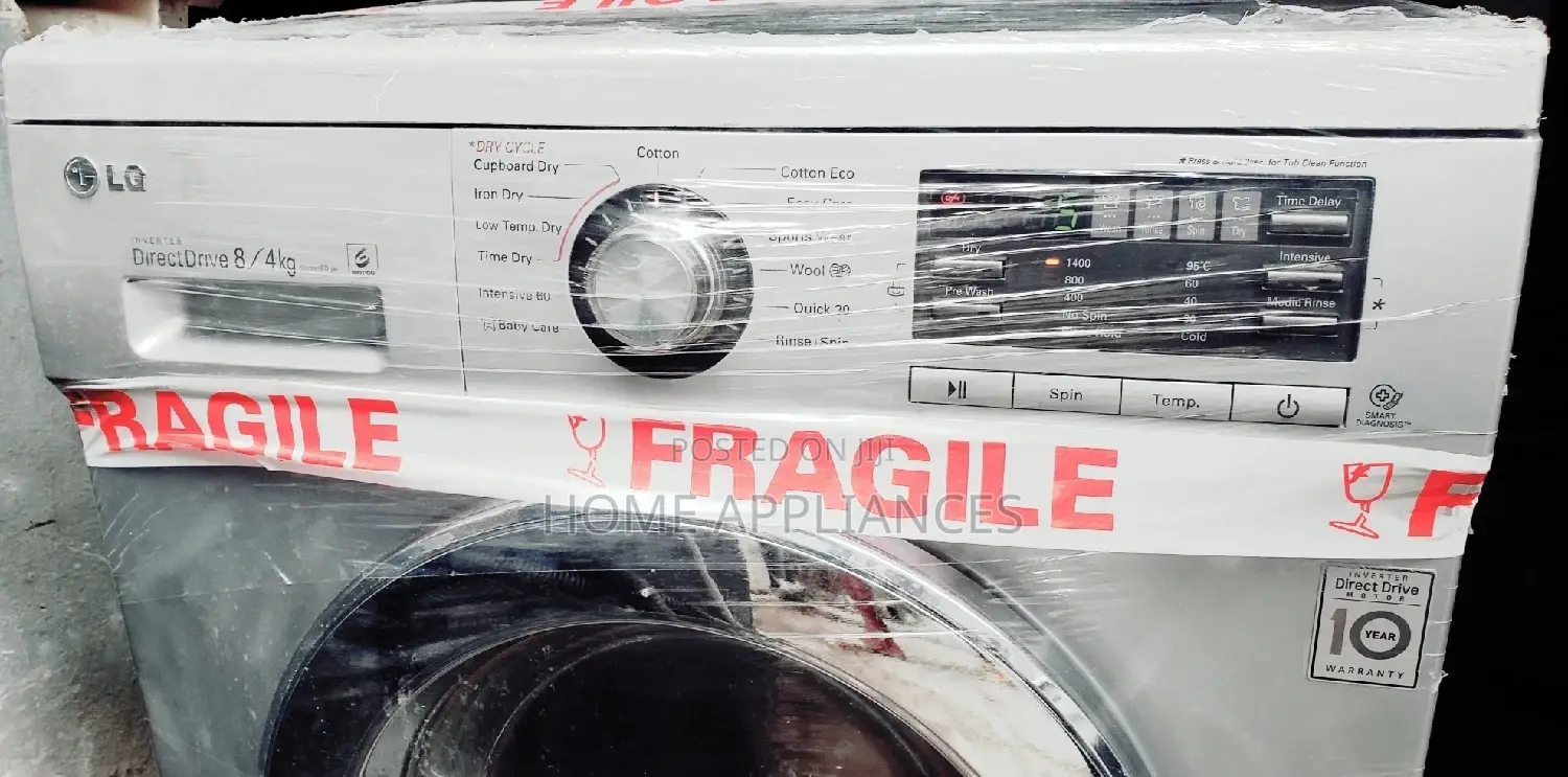 Inverter Drive Lg 8kg Washing Machine Wit Dryer Wit Warranty