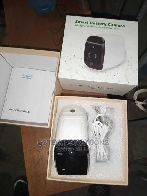 Smart Battery Camera With Batteries and Wifi Enabled