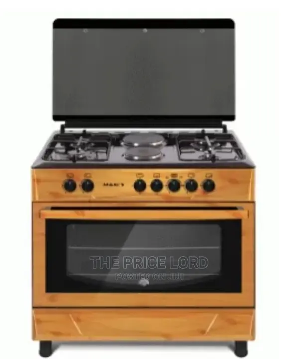 Maxi 60 90 4gas + 2electric Gas Cooker Wood Finish