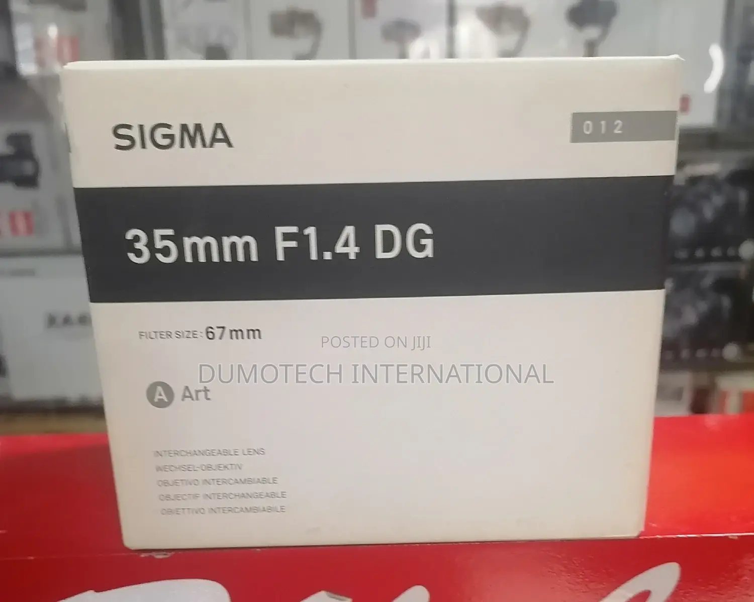 Sigma 35mm F/1.4 Dg Art Lens for Canon DSLR Camera