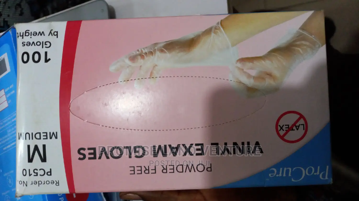 Vinly Exam Glove Powder Free. Large, Medium, X Large.