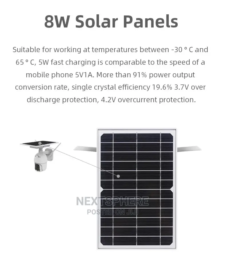4g Solar PTZ Sim Card Camera S10 (Ubox App)