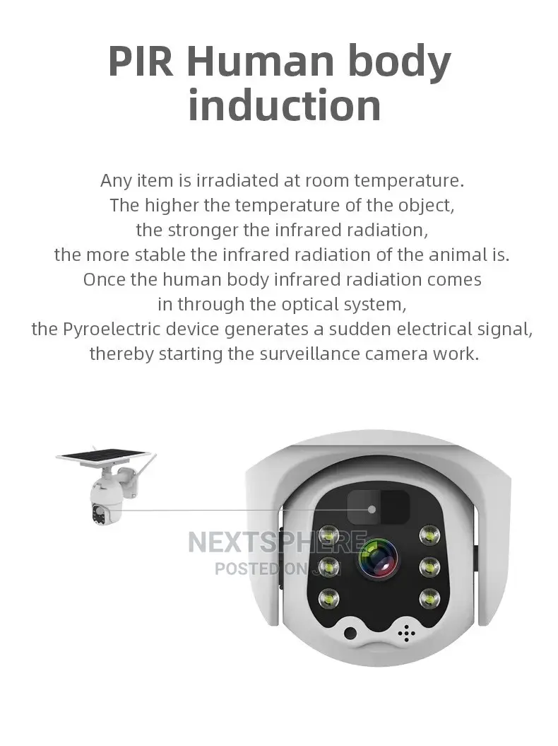 4g Solar PTZ Sim Card Camera S10 (Ubox App)