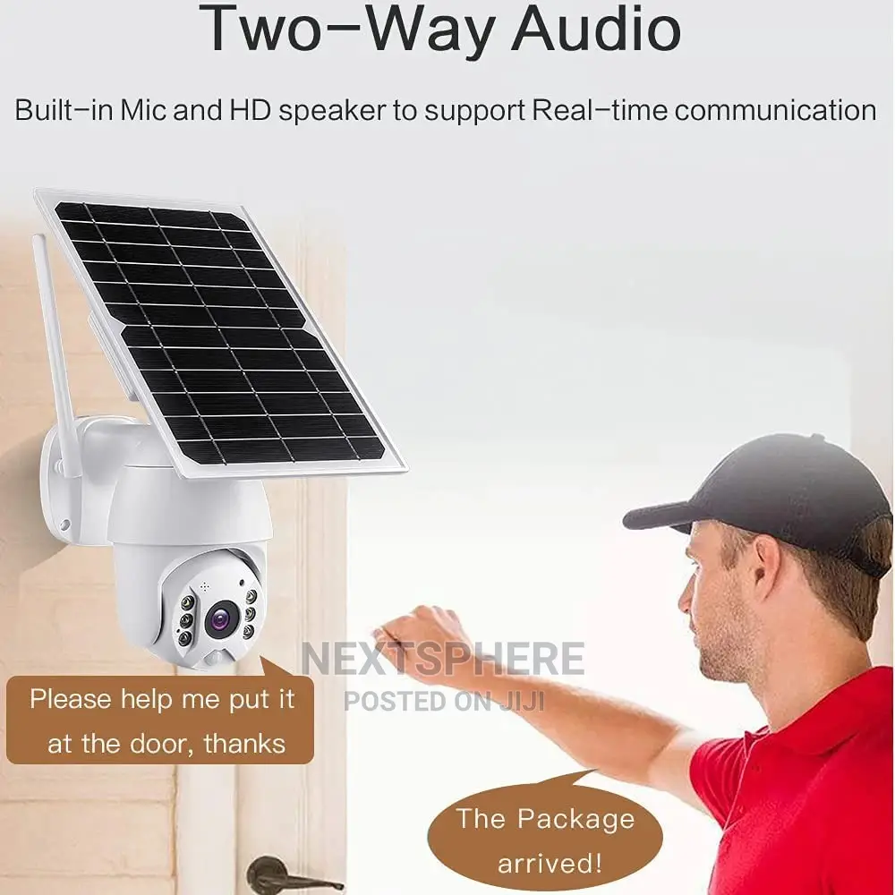 4g Solar PTZ Sim Card Camera S10 (Ubox App)