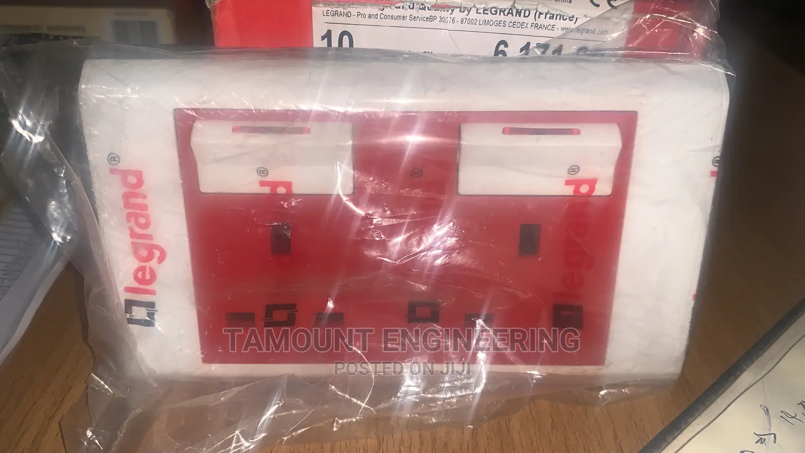 Red Socket Legrand