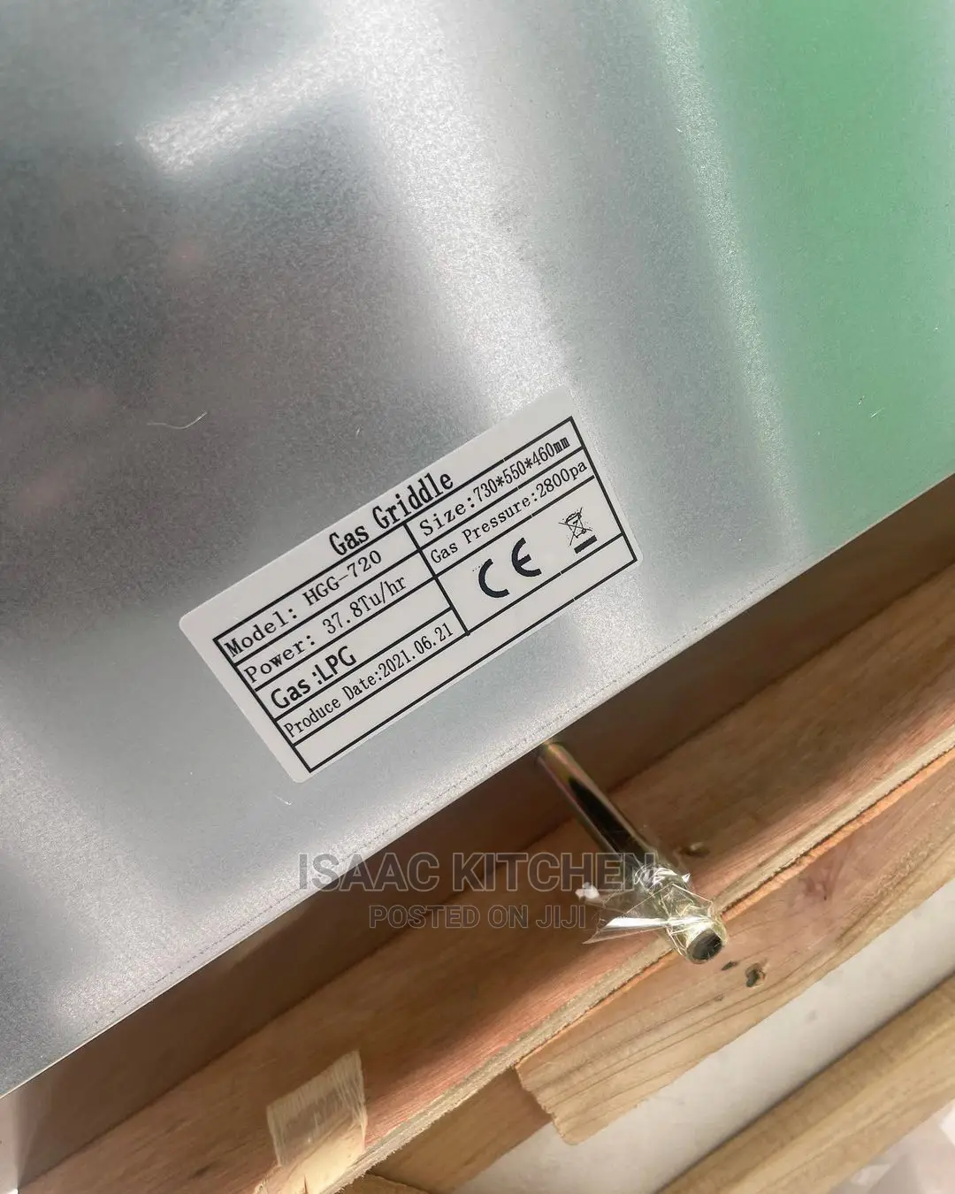 Table Top Gas Smooth Grilldle