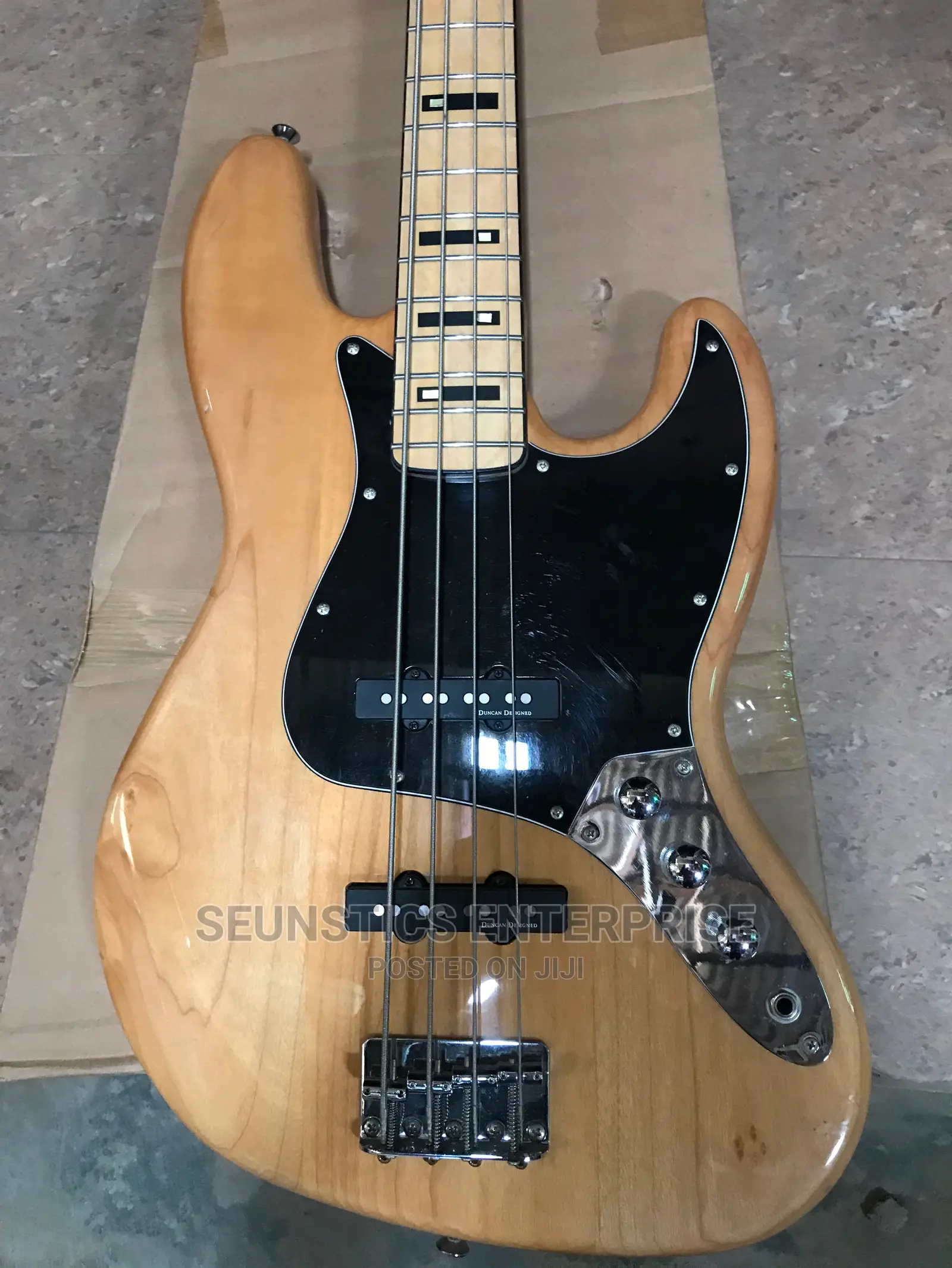 Four String Squier by Fender Jazz Bass Guitar