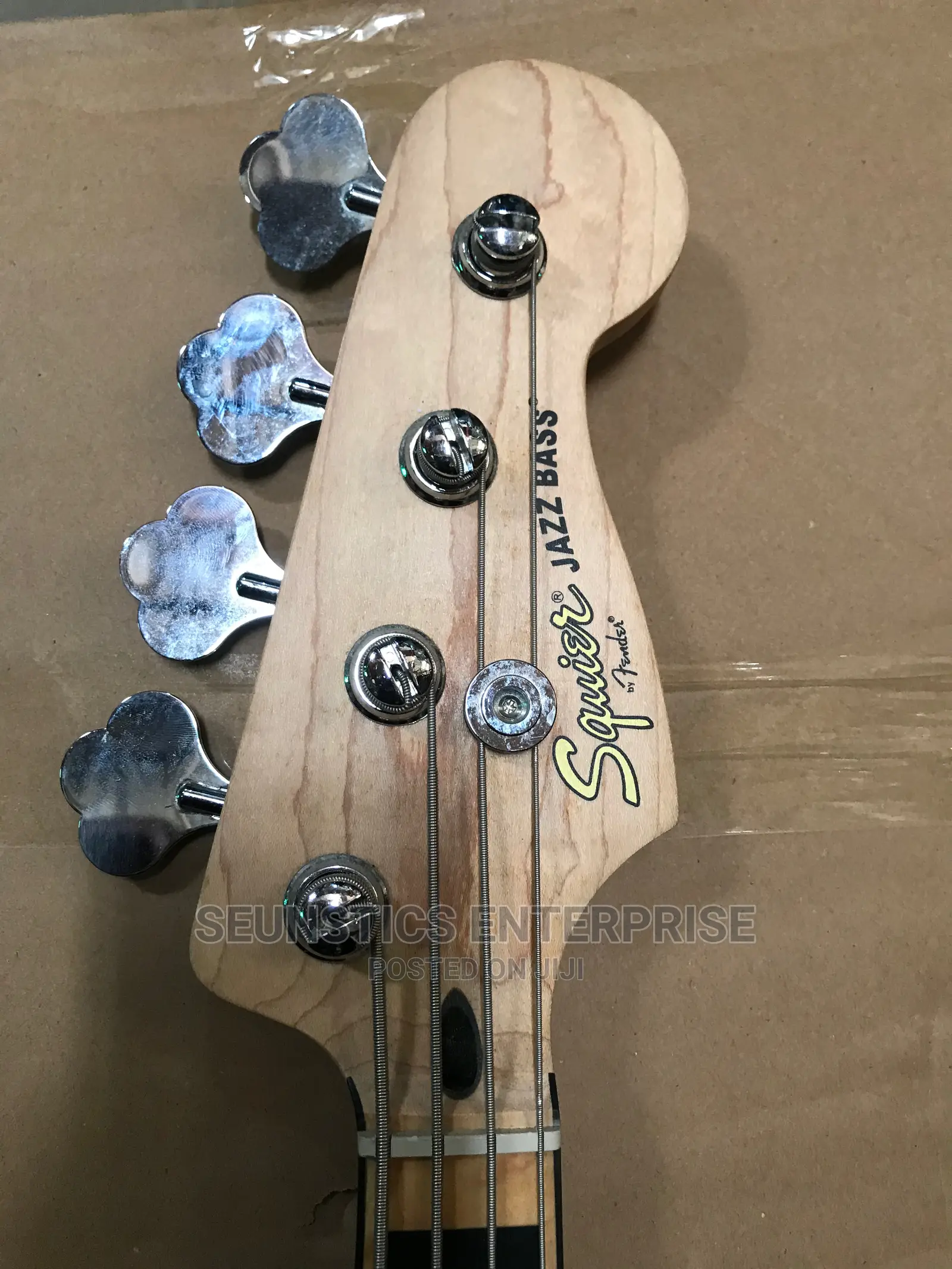 Four String Squier by Fender Jazz Bass Guitar