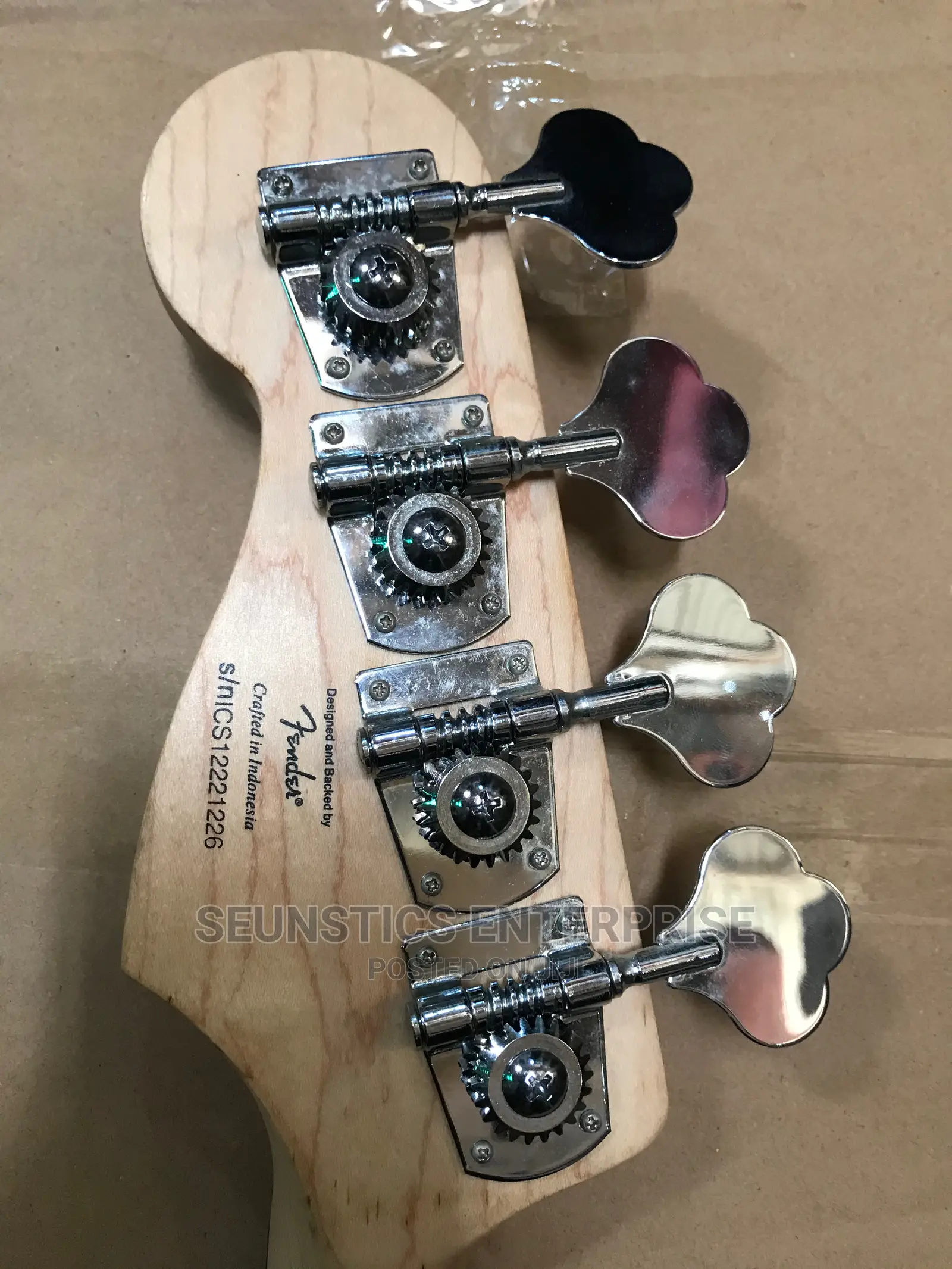 Four String Squier by Fender Jazz Bass Guitar