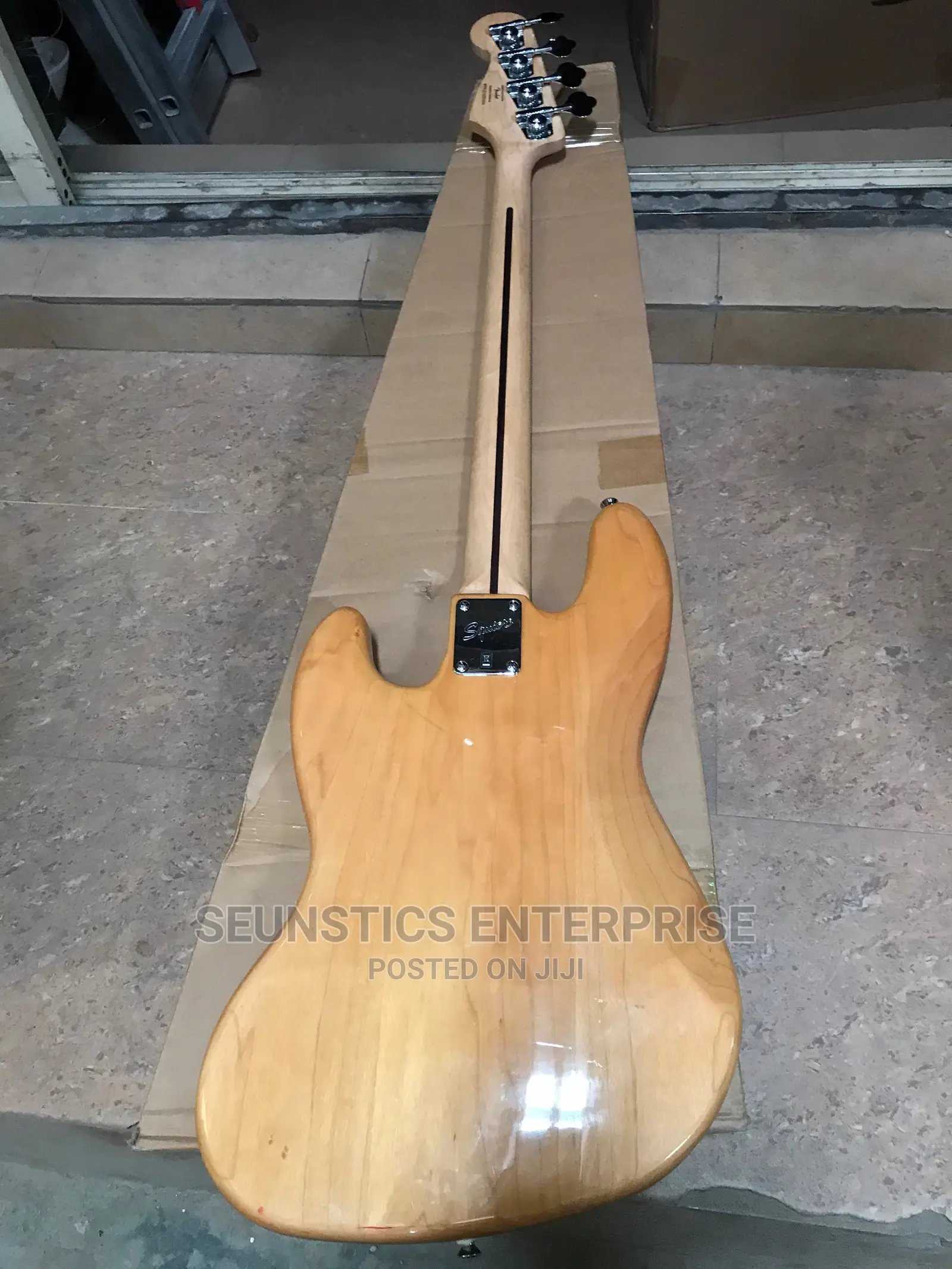 Four String Squier by Fender Jazz Bass Guitar