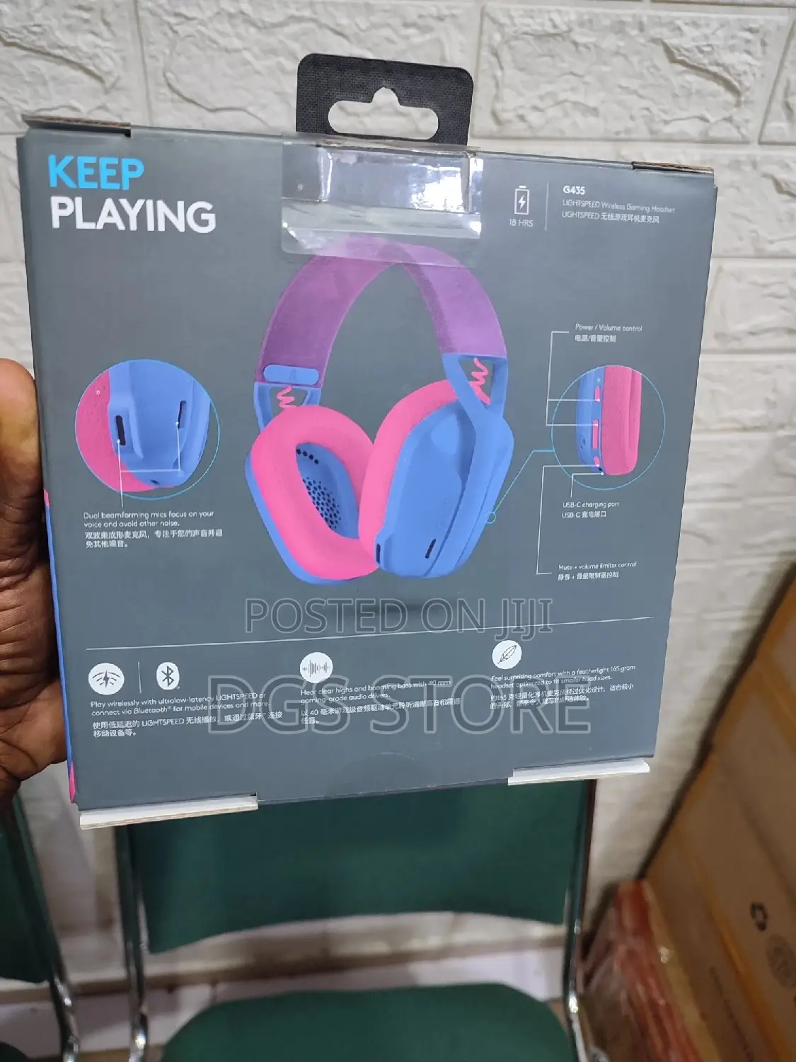 Logitech G435 Lightspeed Wireless Gaming Headphone Ps4,Ps5
