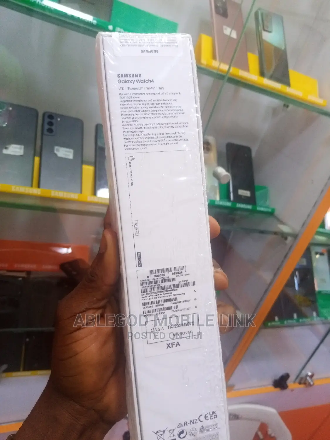 Brand New Galaxy Watch 4,Gps+Cellular, 44mm, Silver Colour