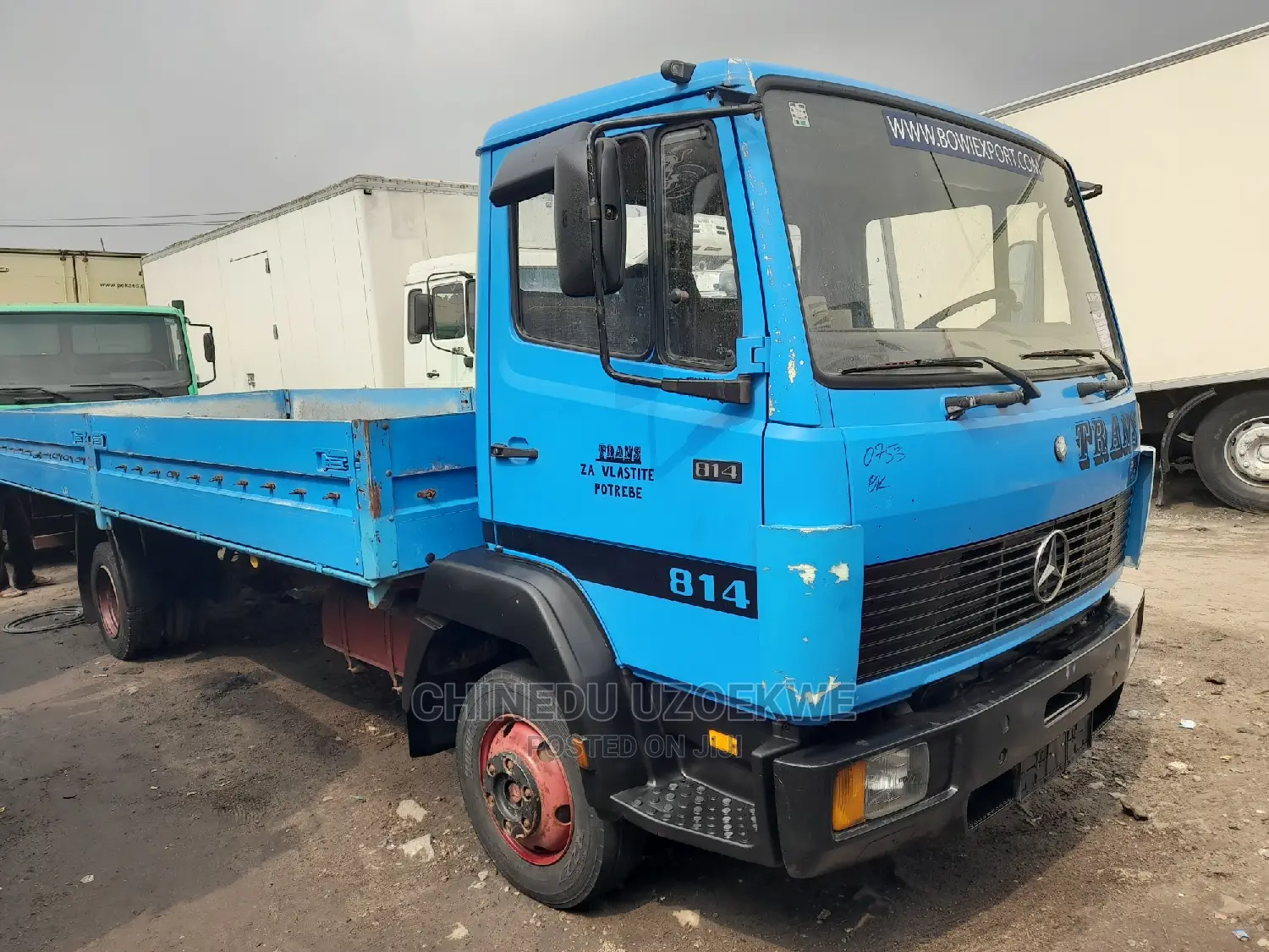 1999 814 Blue Benz Truck
