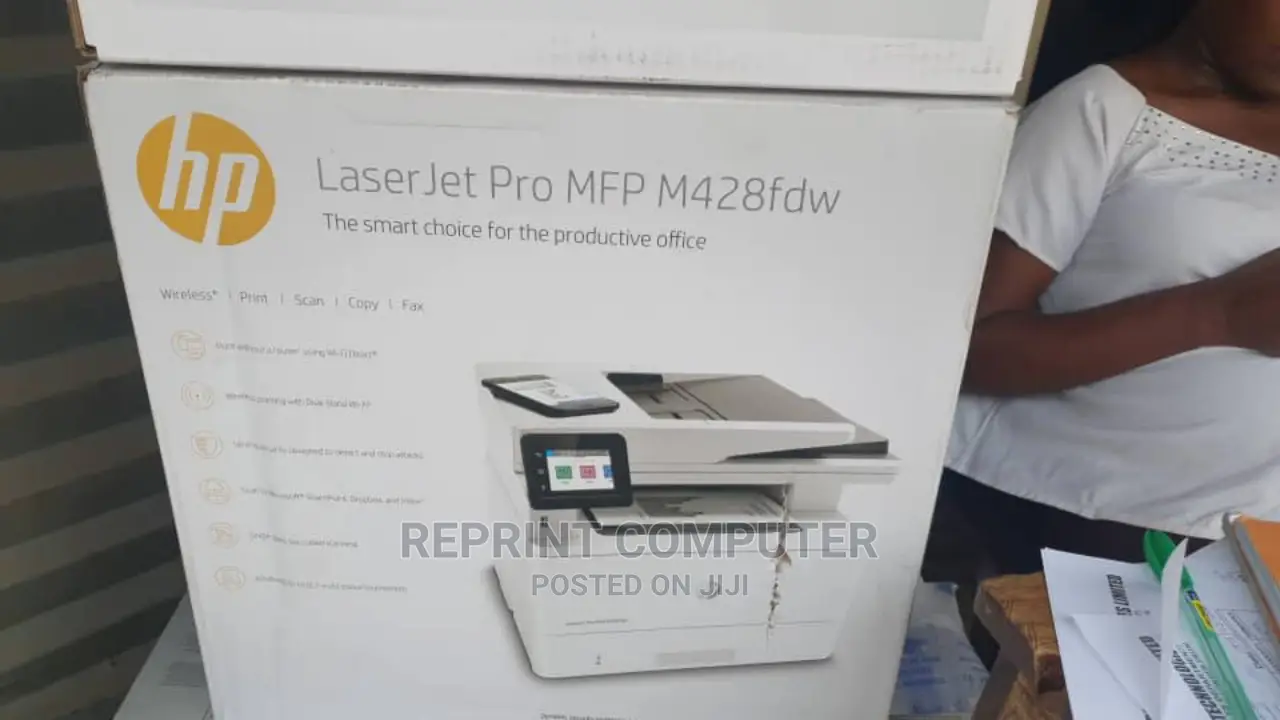 HP Laserjet Pro MFP M428fdw
Wireless Laser Printer