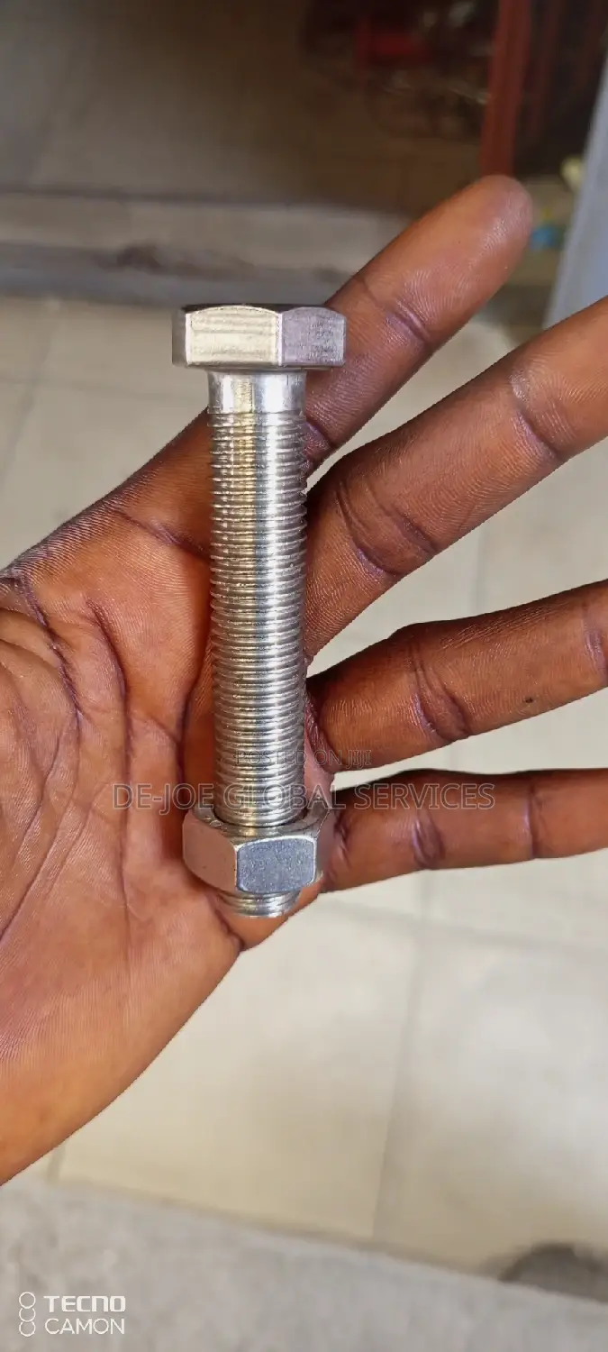 M16 X 100 (4") Stainless Steel Bolts and Nuts