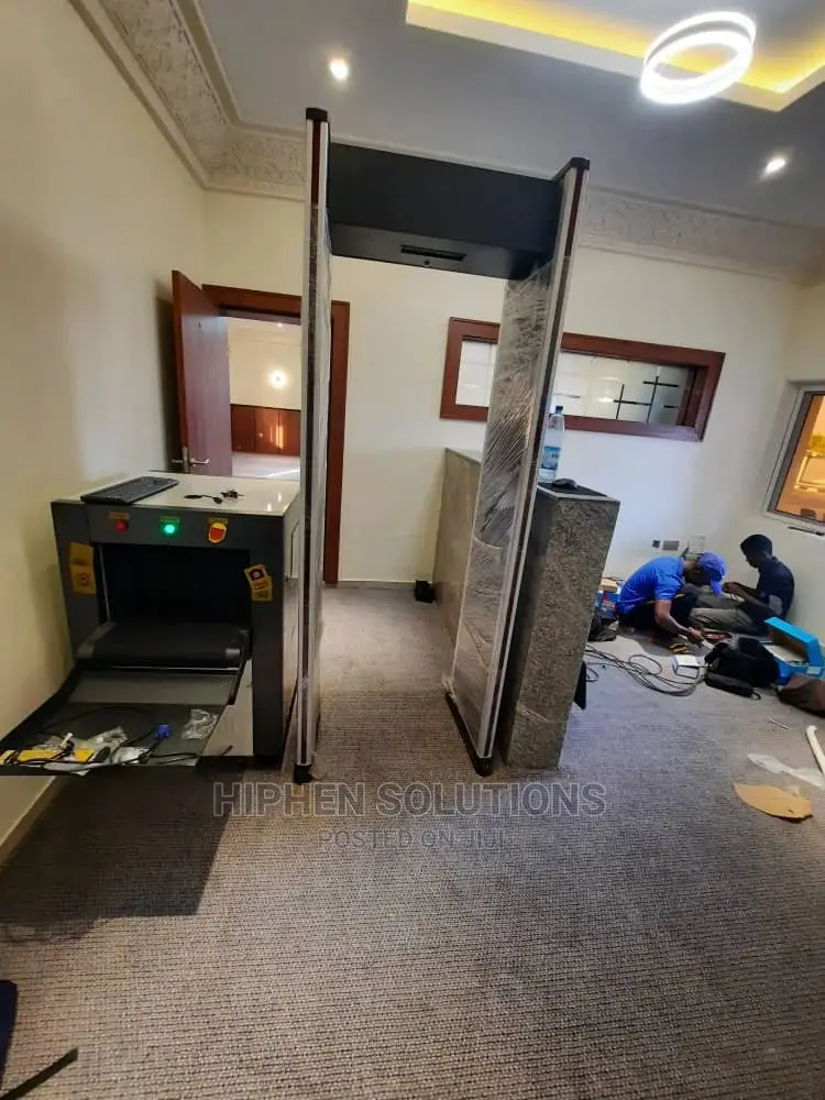 High Quality Multi-Zones Walk Through Ground Metal Detector