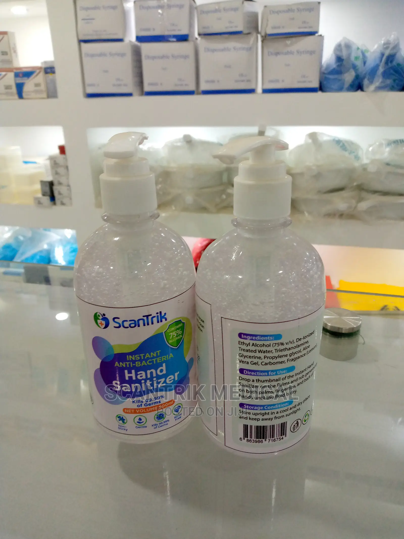 Antibacterial Hand Sanitizer From Hospital