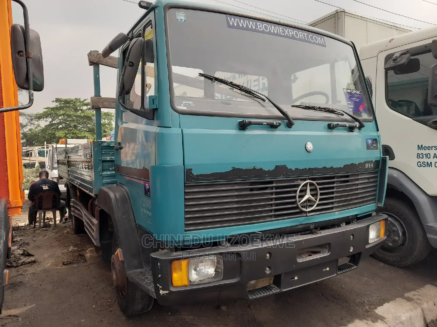 Benz Truck 814 Green Color