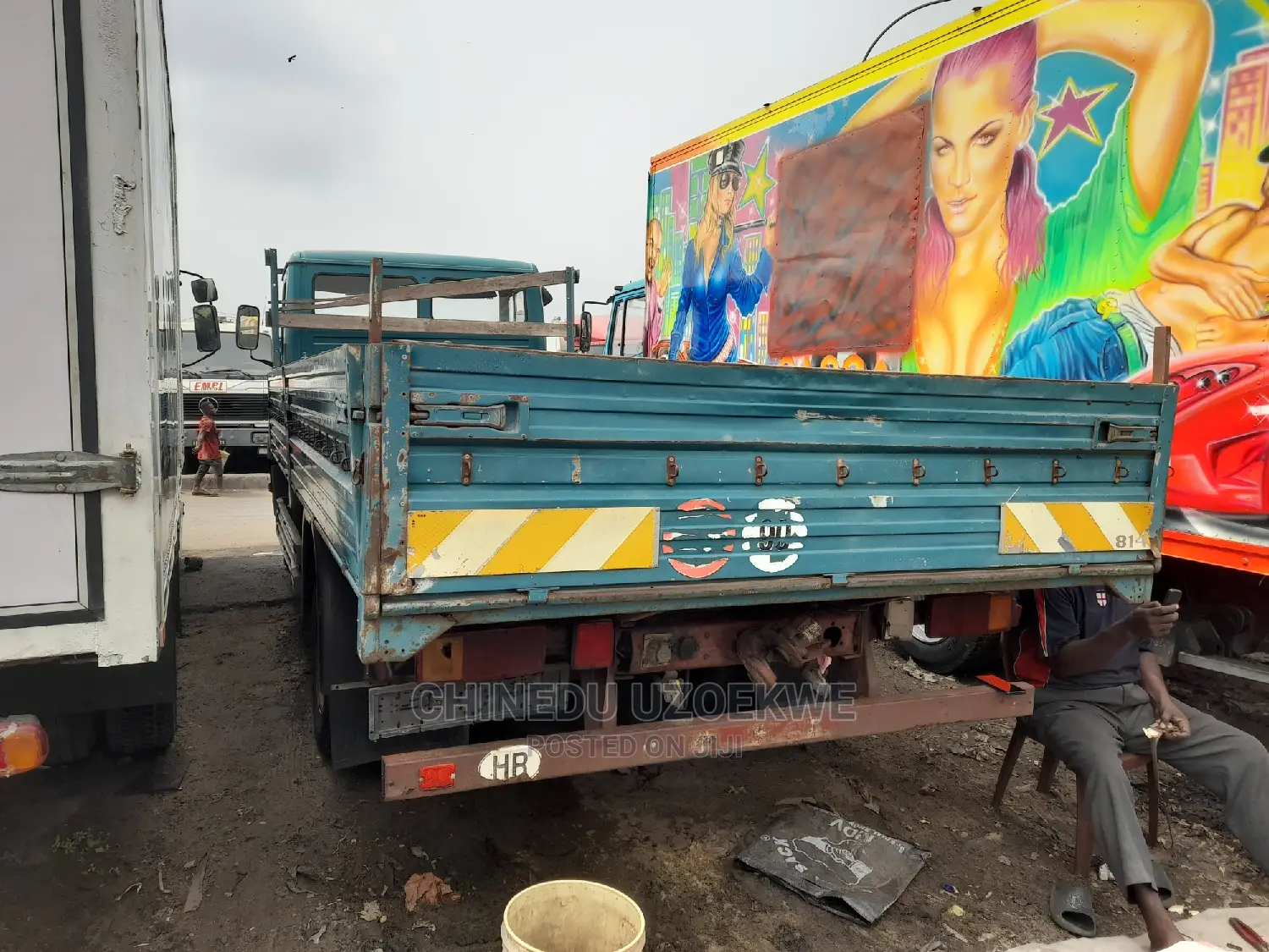 Benz Truck 814 Green Color