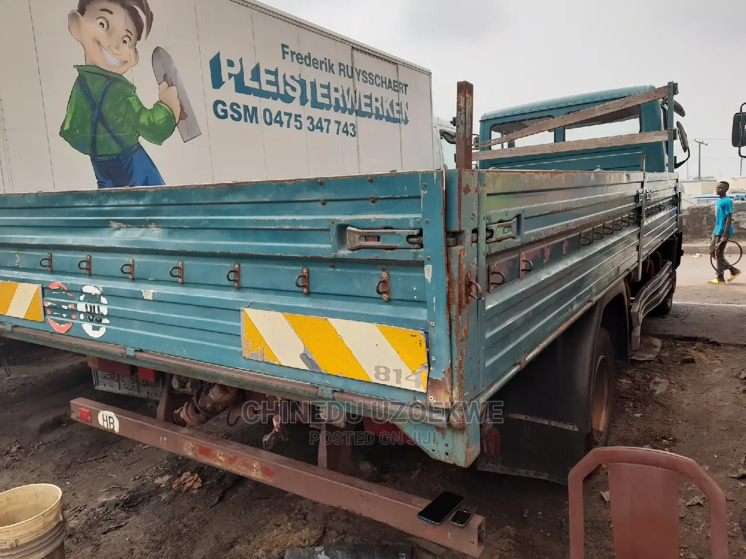 Benz Truck 814 Green Color