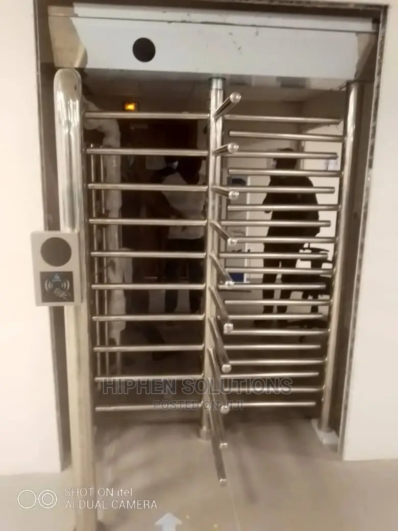 304 SS Full Height Turnstile Gate