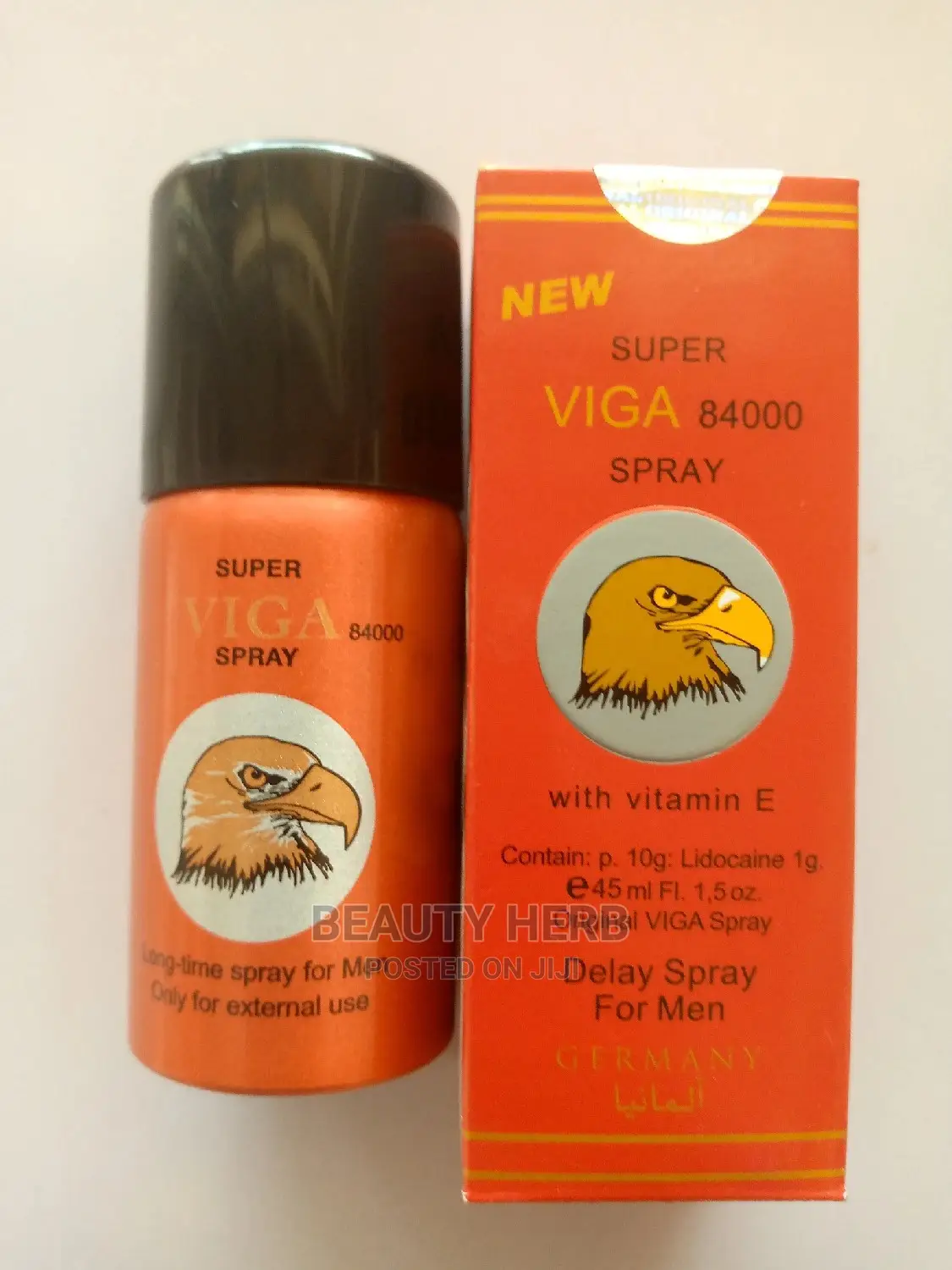 New Super Viga Delay Spray With Vitamin E for Men Only