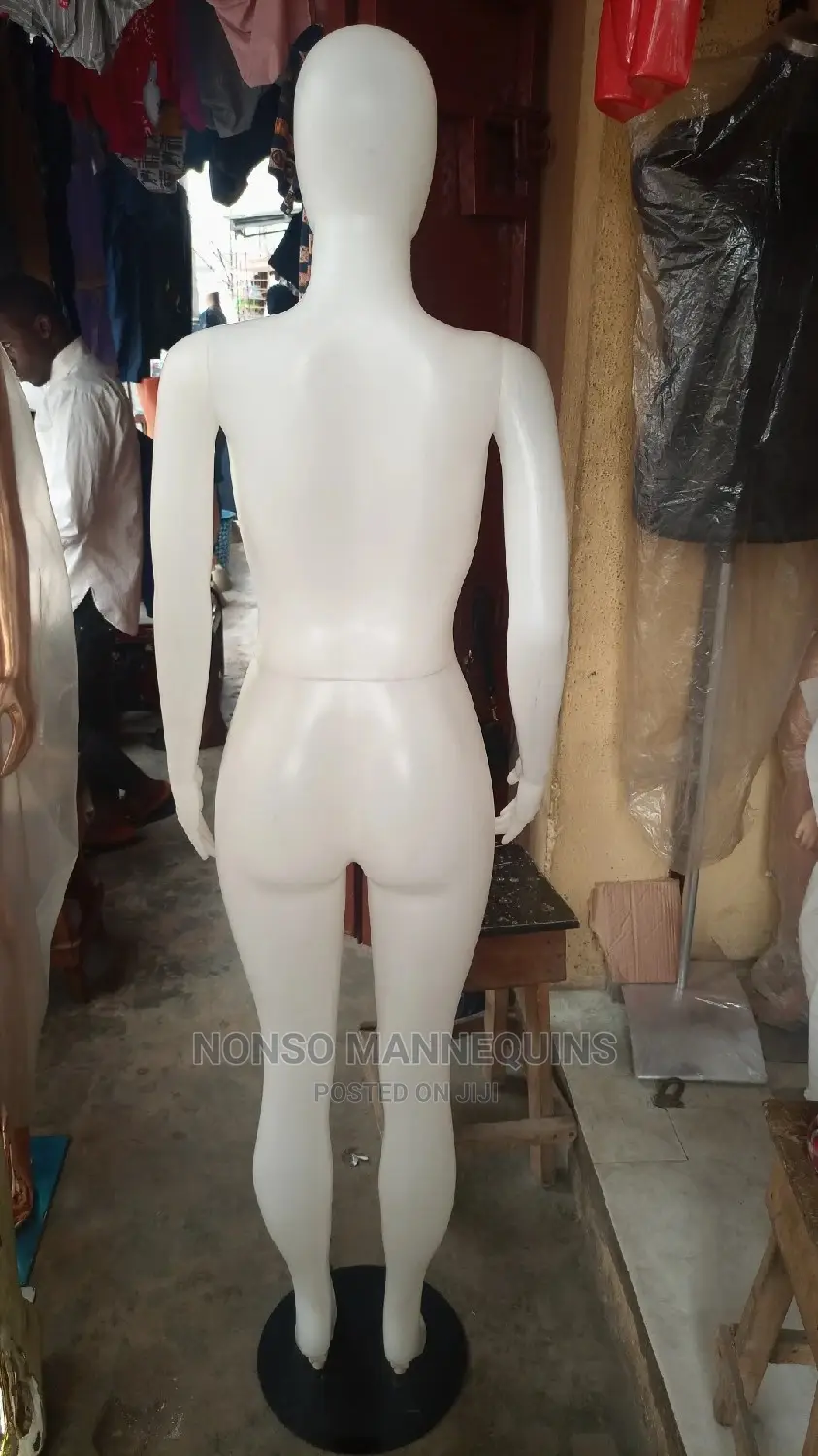White Plastic Size 10 Detachable Mannequin Female
